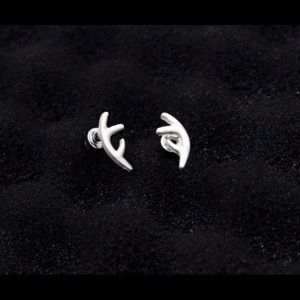 🦌 Silver Deer Antler Earrings 🦌 ❗️‼️